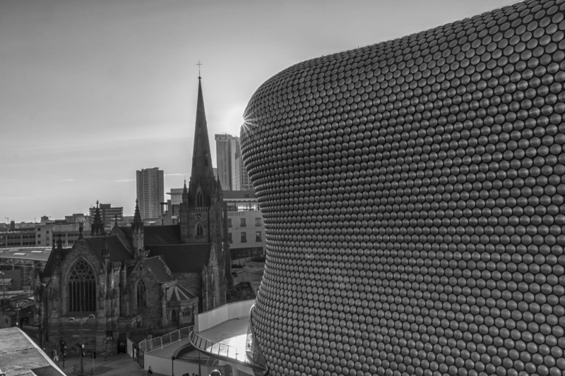 Church Bullring B&W