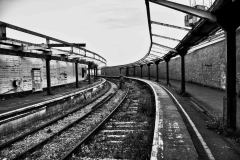 Folkestone Train Station B&W